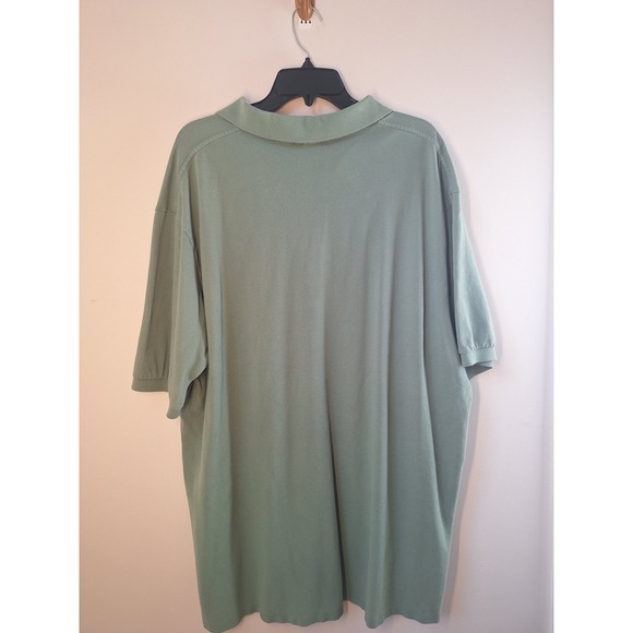 Polo Ralph Lauren Mens 2XLT Tall Sage Green Pique Cotton Short Sleeve Golf Polo - Picture 2 of 7